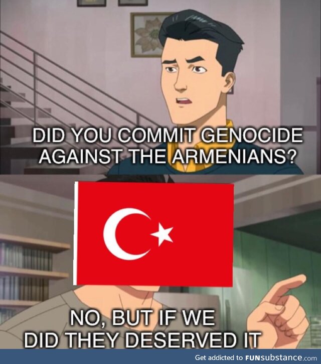 “It wasn’t us, it was the Ottoman Empire!”