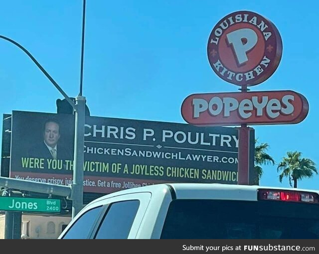 Chris P. Poultry, Chicken Sandwich Attorney-at-Law