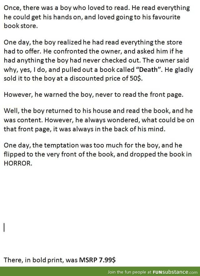 I heard you like horror stories