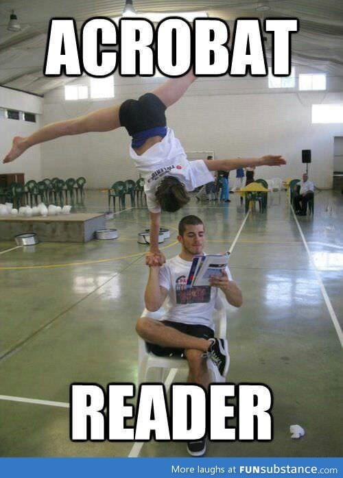 The real acrobat reader