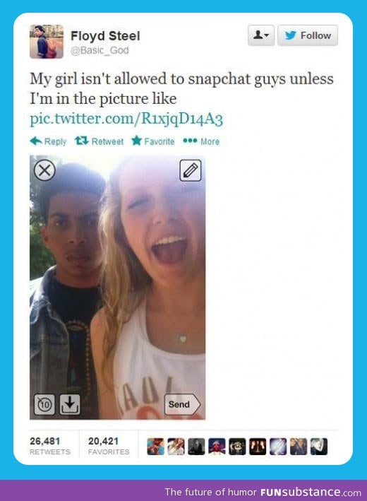 Jealous boyfriend