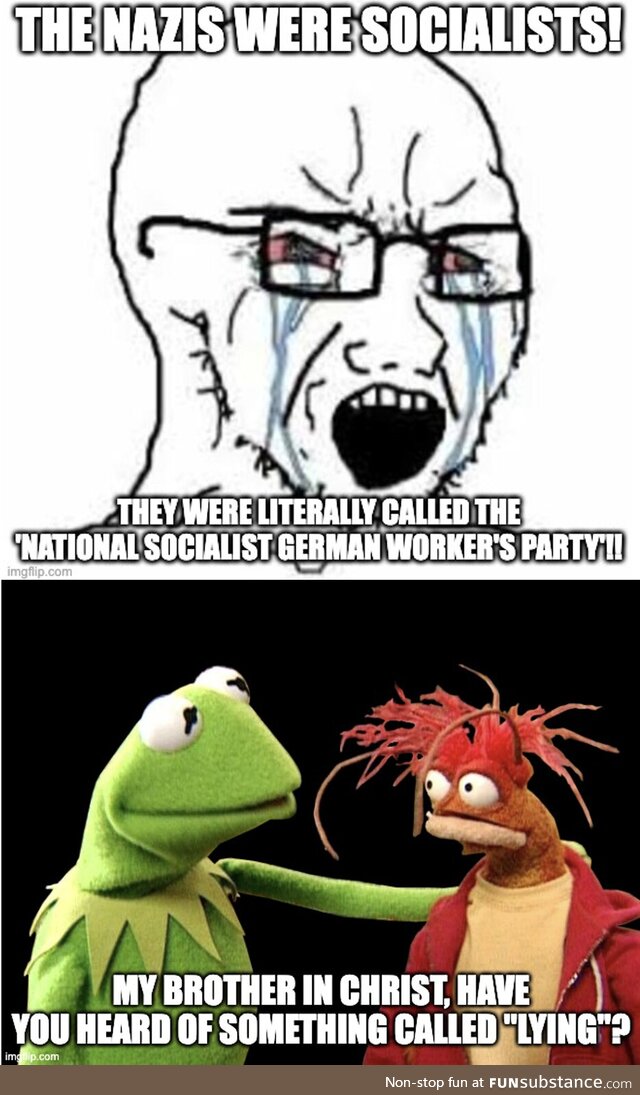 "Whaaat?! The Nazi's weren't honest people?!" I spent 10 minutes arguing with a