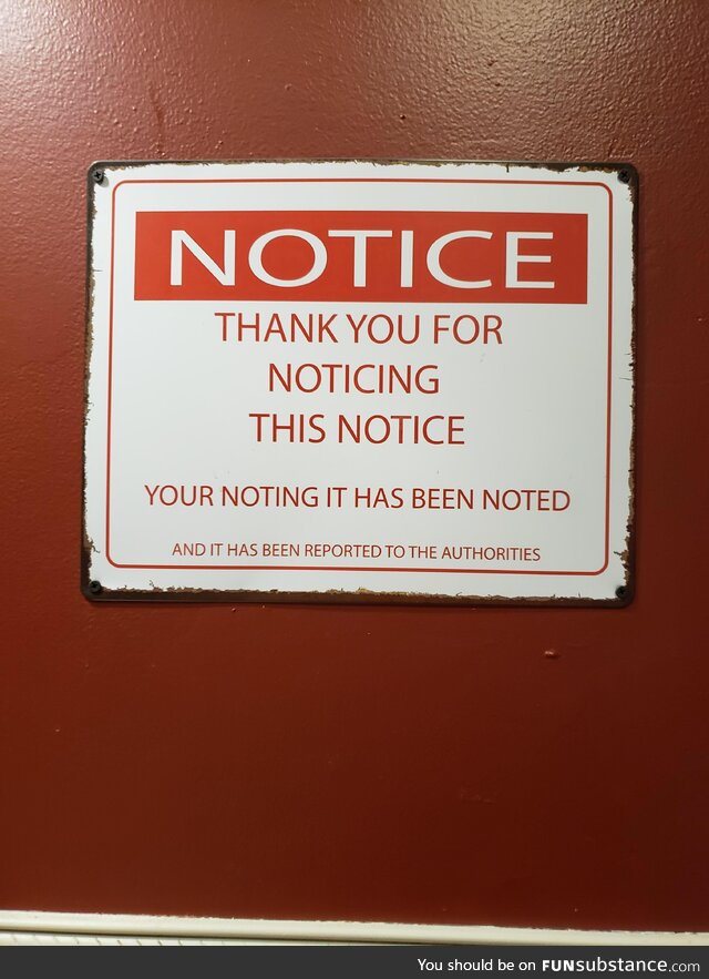 Notice of notice