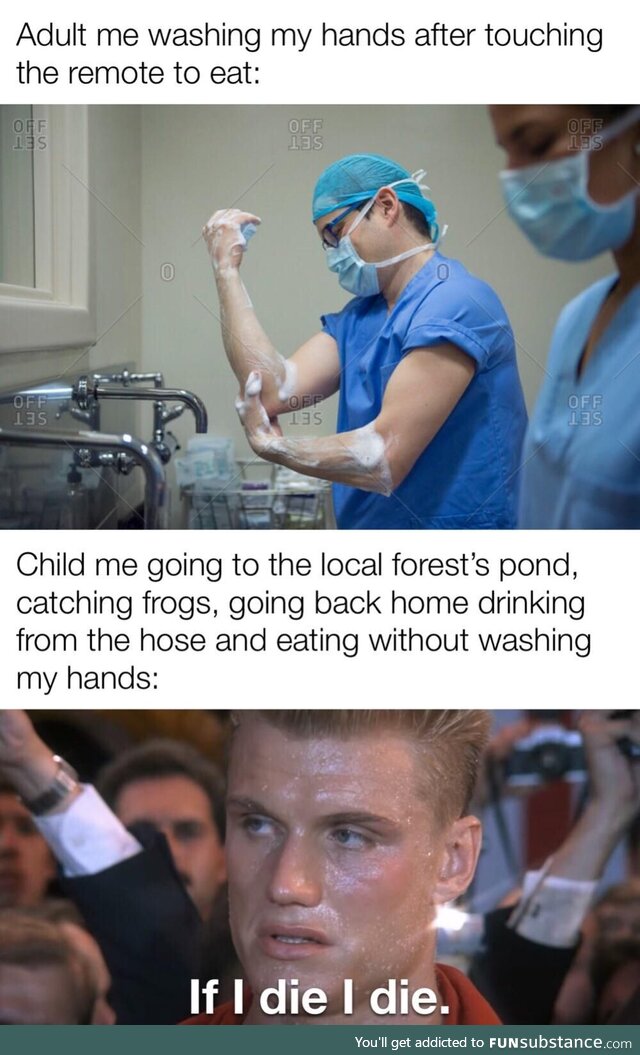 Virgin adult me saying I’m gonna kill myself and not doing anything vs Chad child me