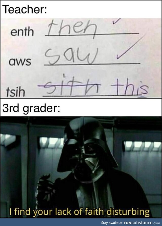 If you're not with me, then you're my enemy!