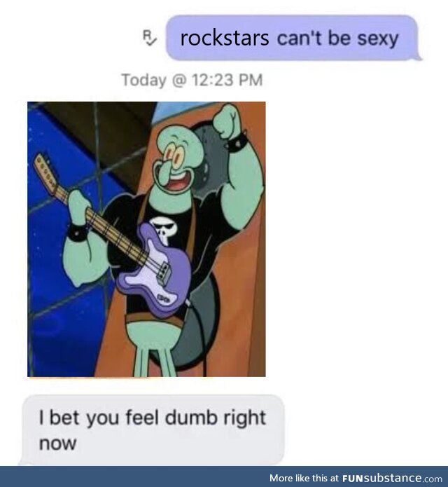 Buff Squidward &gt; Handsome Squidward