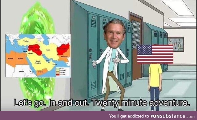 George Bush releases grand strategy to invade Afghanistan