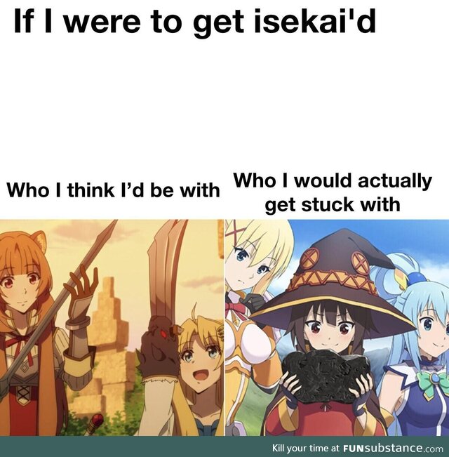 Either way. I get hit by a trunk