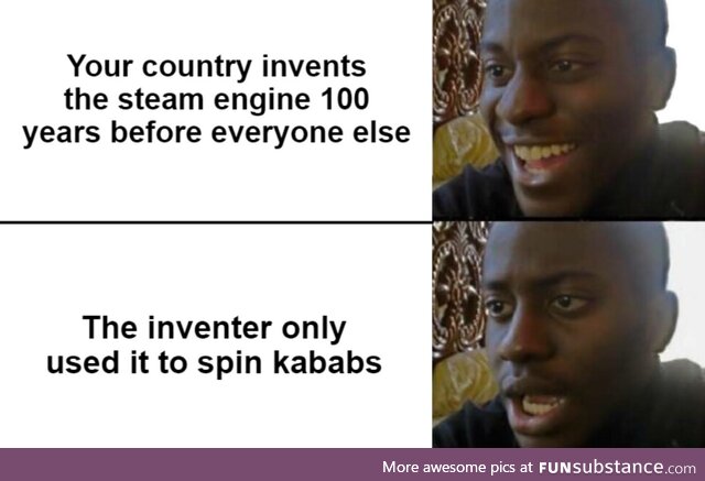 Kebab motivated innovation