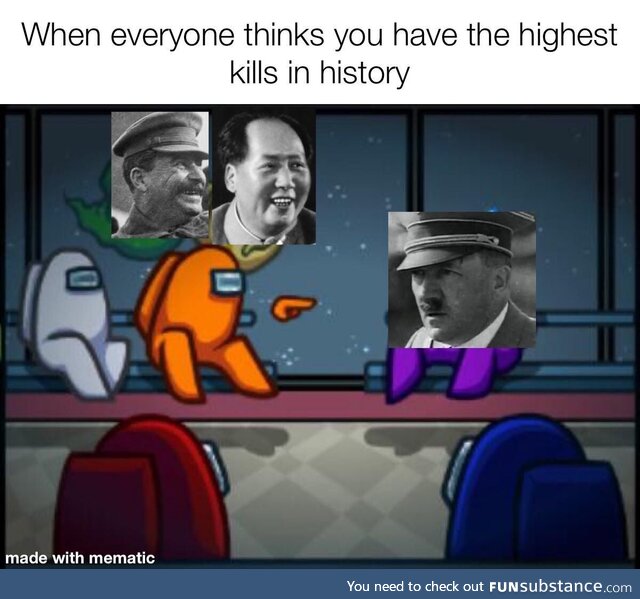 Everyone forgets Mao has the highest KD and Stalin second