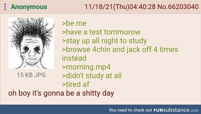 Anon unironically needs some more grindset