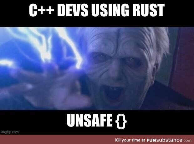 Turns out rust is not that bad