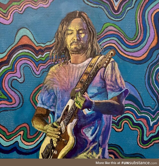 Painting I just finished of Kevin Parker aka Tame Impala