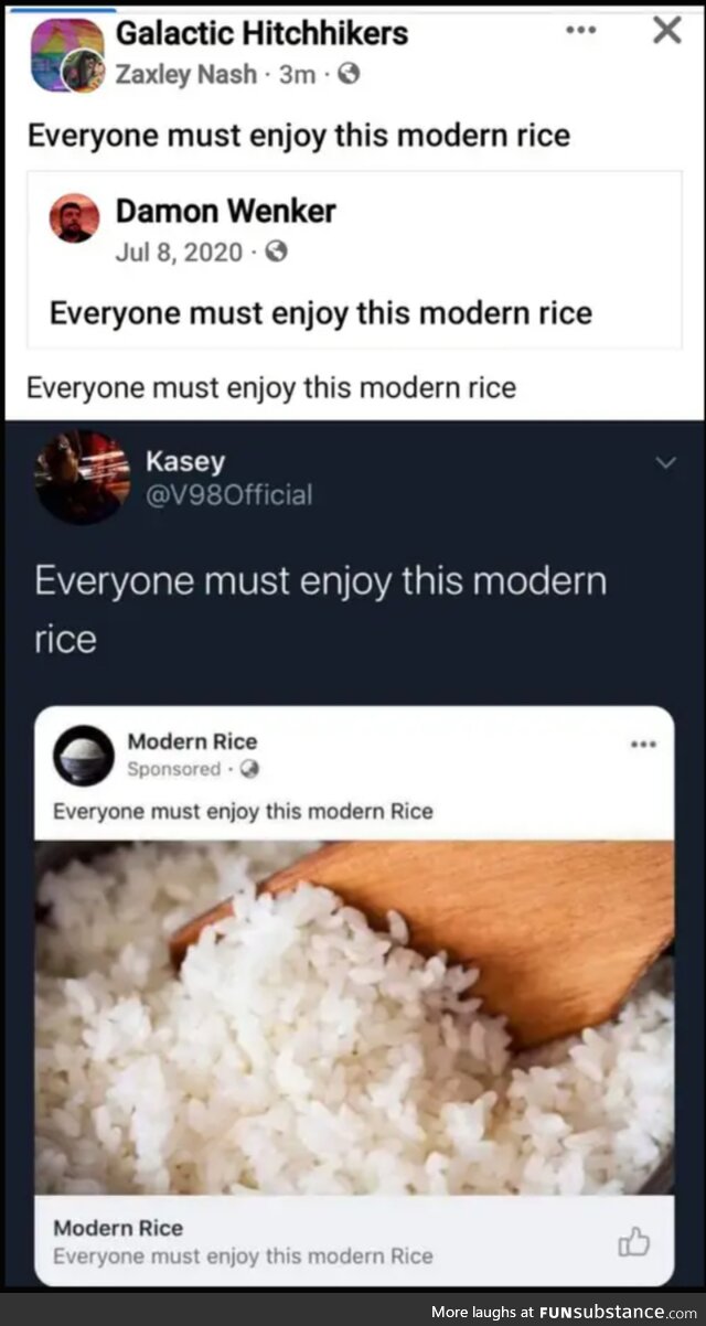 Everyone must enjoy this modern rice