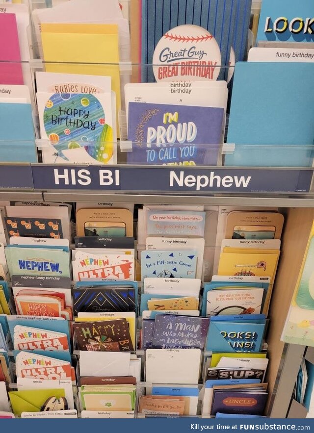 Hallmark cards are getting extremely specific