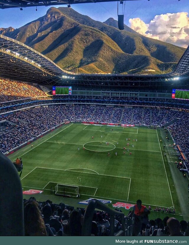 The views from Estadio BBVA stadium