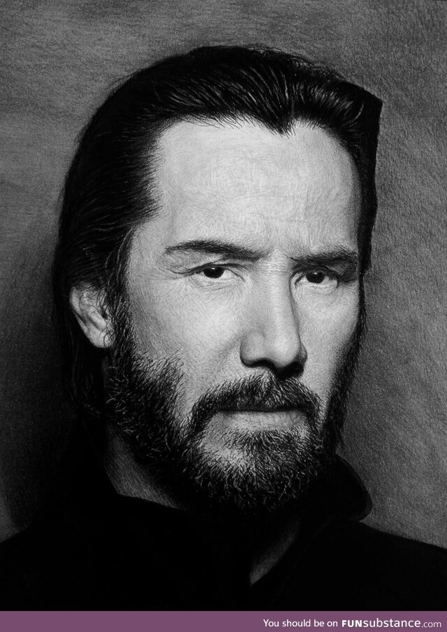 Keanu Reeves, Pencils, Lots of Pencils on Paper