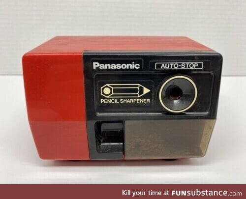 A very common pencil sharpener in the 90s