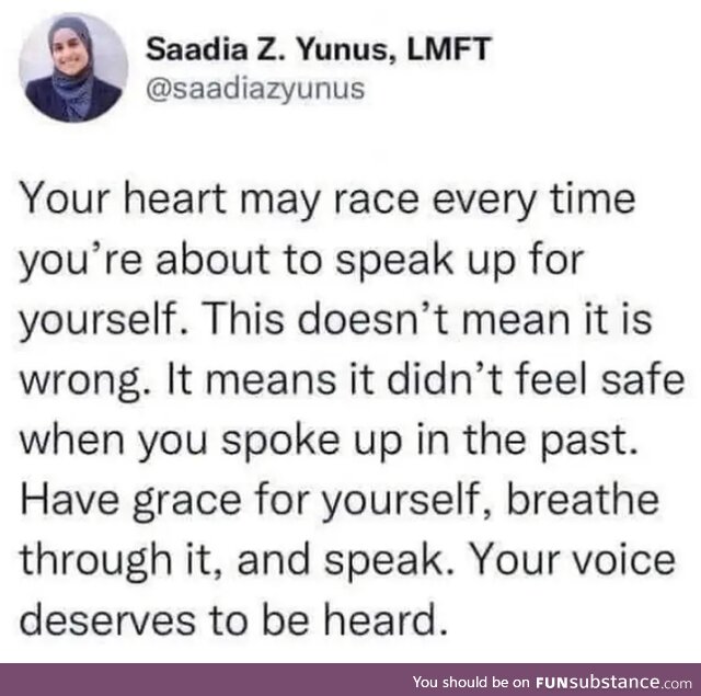 I believe in you!