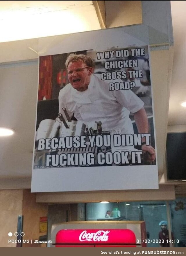 In our uni canteen wall to protest poor quality of food
