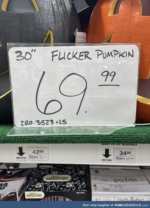 The perfect price for the perfect pumpkin