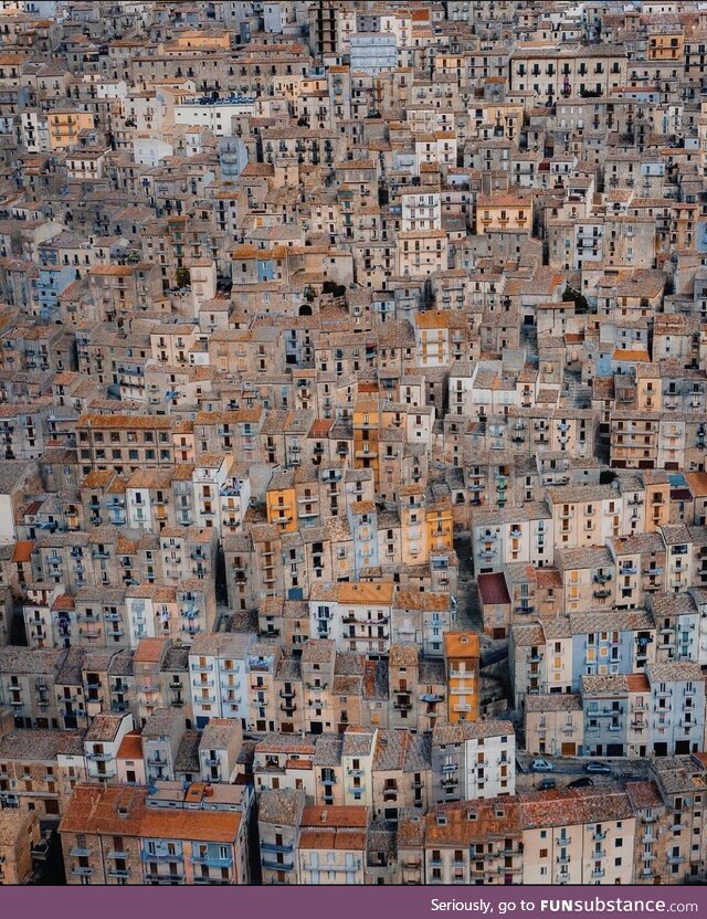 A view of Gangi, Sicily