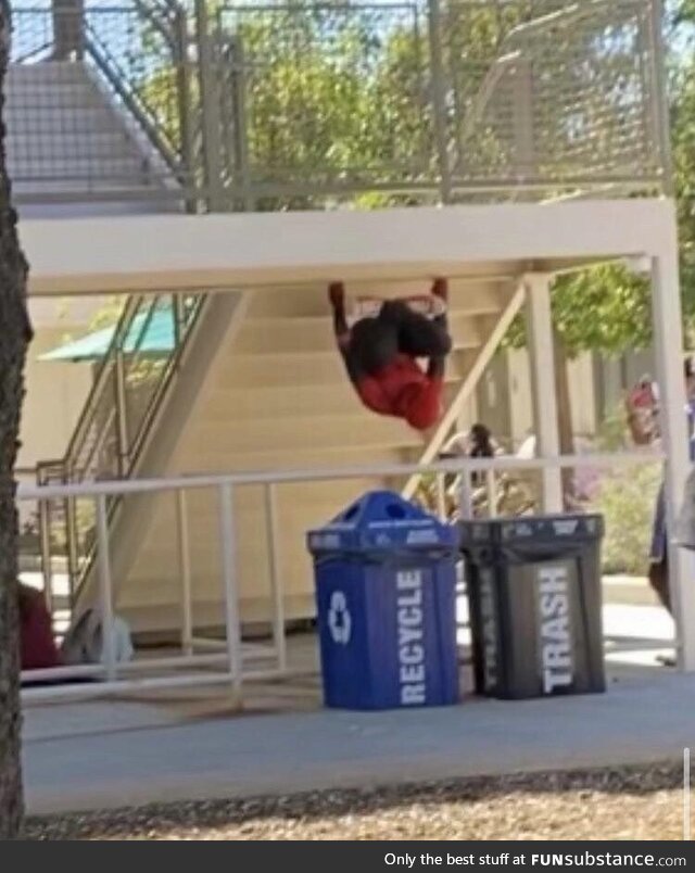 Apparently I go to the same high school as Peter Parker