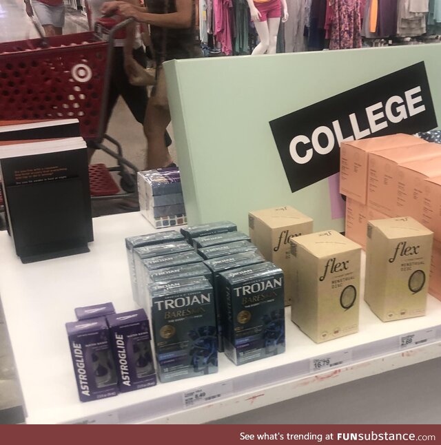 I took this at target. I like their idea of college supplies