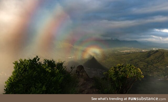 My friend took this picture on Oahu, Hawai'i