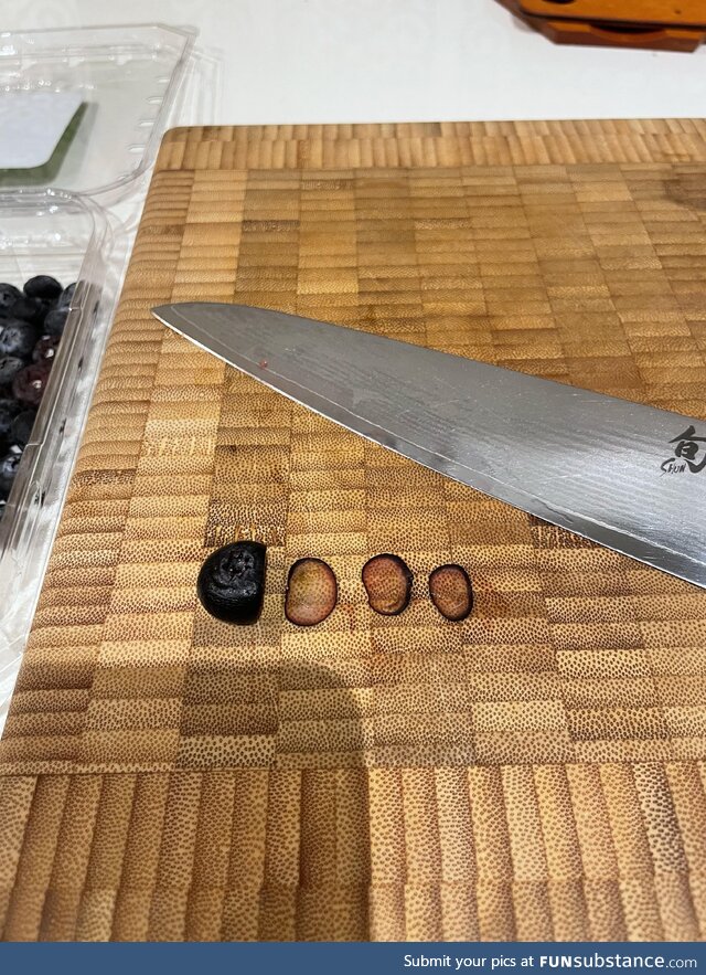 I hand sharpened my knife today