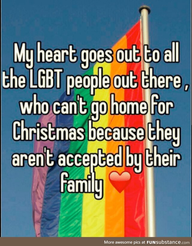 If you know someone who's lonely over the holiday, look after them.