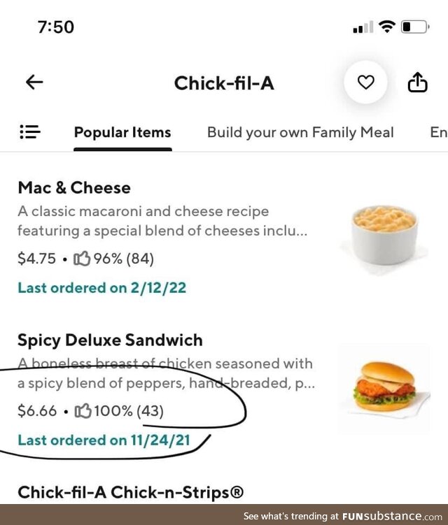 I thought this was the Lord’s chicken…