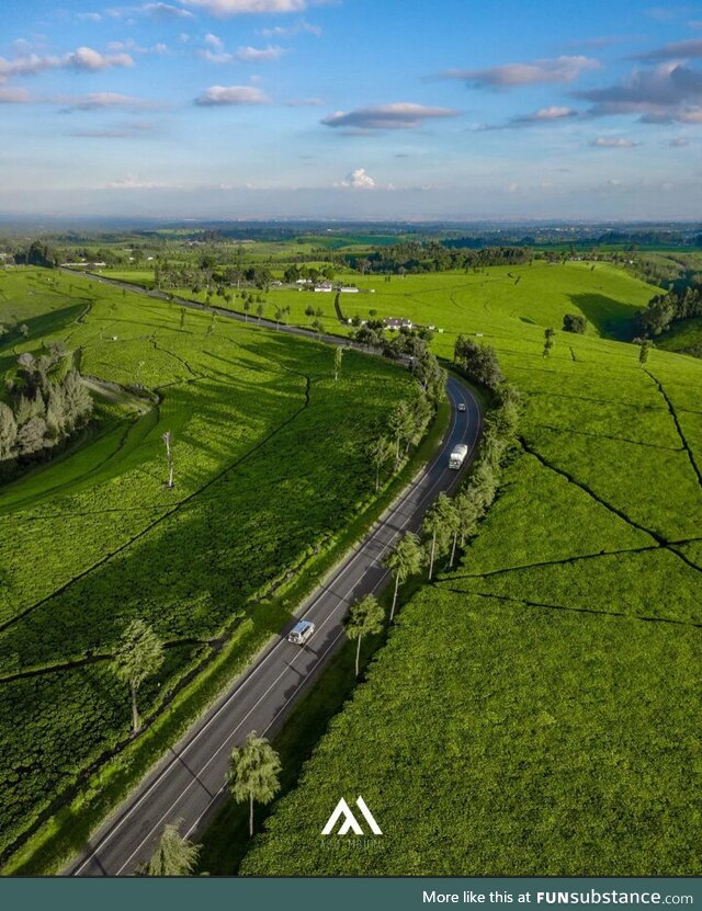 Ariel shot of Limuru, Kenya by Abu Mburu