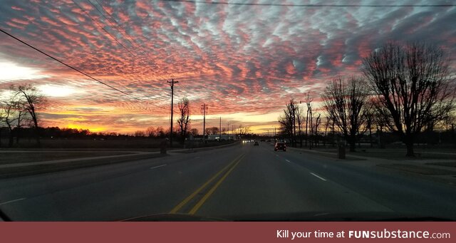 Arkansas sky, no filter