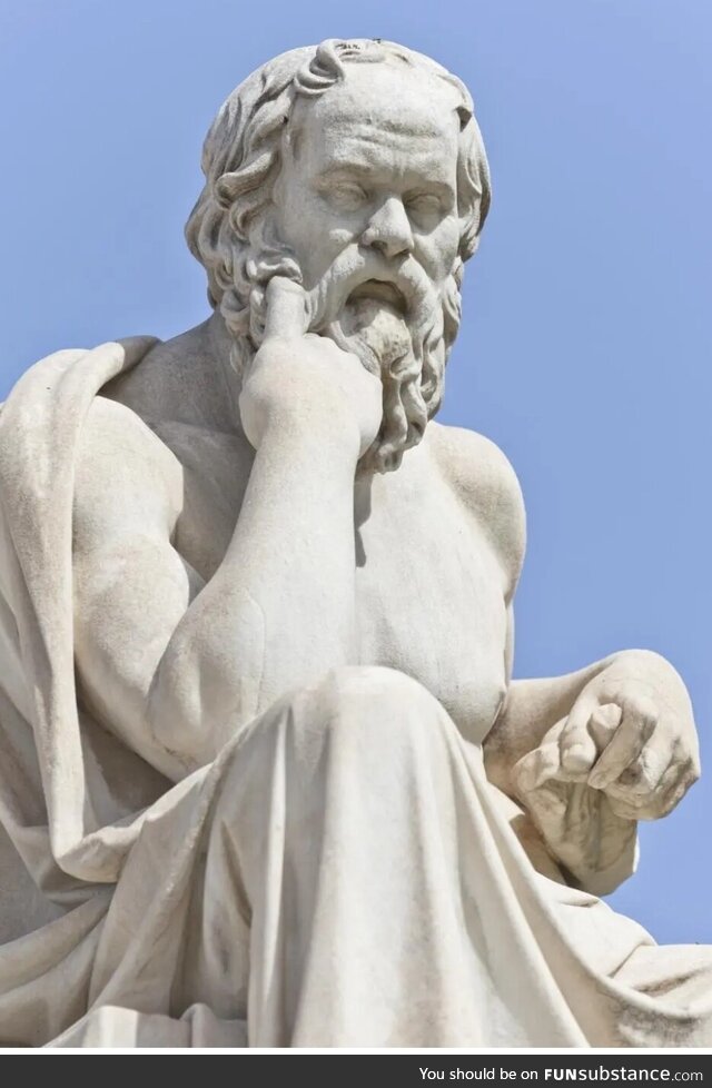Socrates would have negative comment karma, since he used all day, telling people why