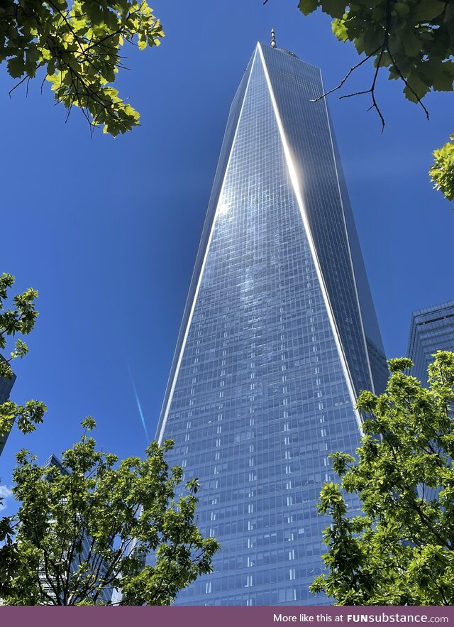 [OC] took this picture of the WTC from the memorial