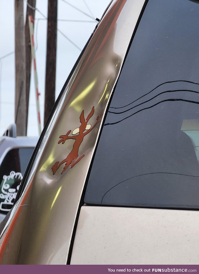 [OC] The way this vehicle's damage was covered up!