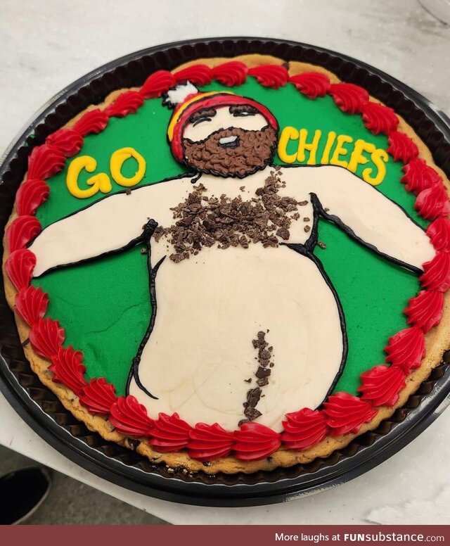 This cookie cake from my local grocery store