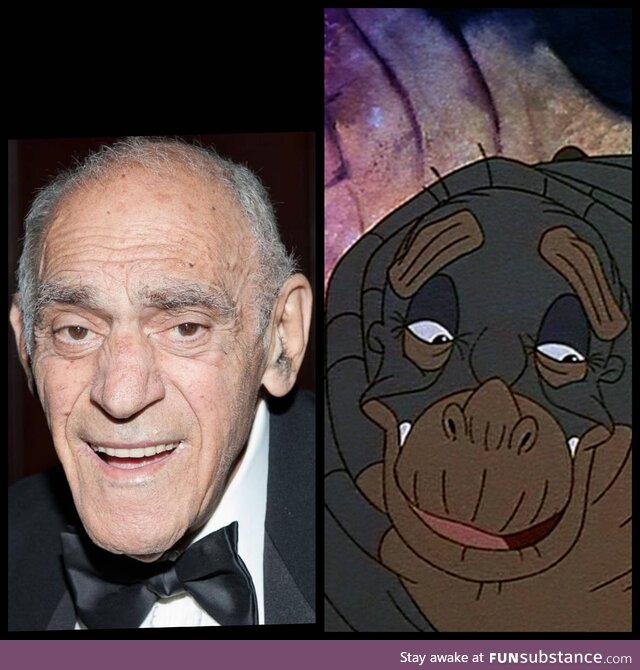 Watching The Land Before Time with the kids and spotted Abe Vigoda