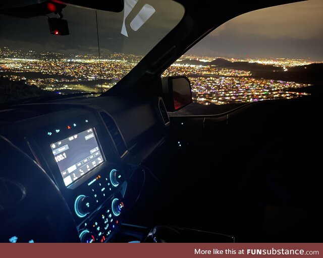 Servicing a cell tower (on a mountain) in the middle of night