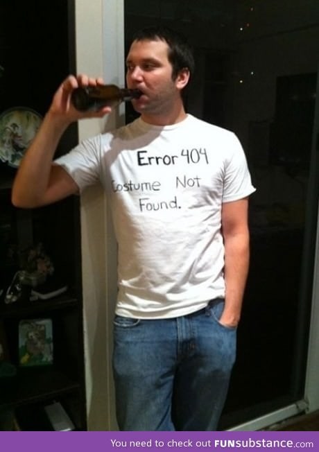 Well I have my halloween costume sorted