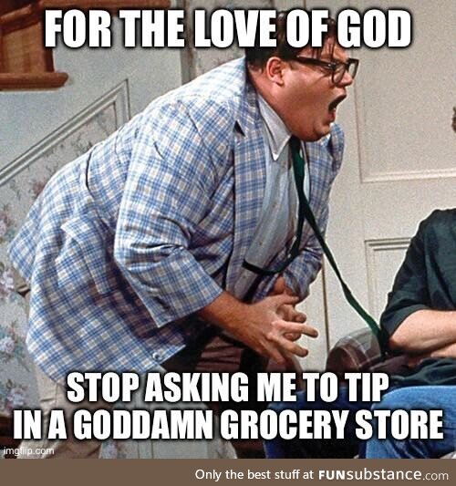 Even at self-checkout, its Orwellian at this point