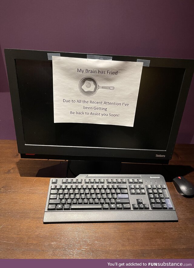 At my hotel