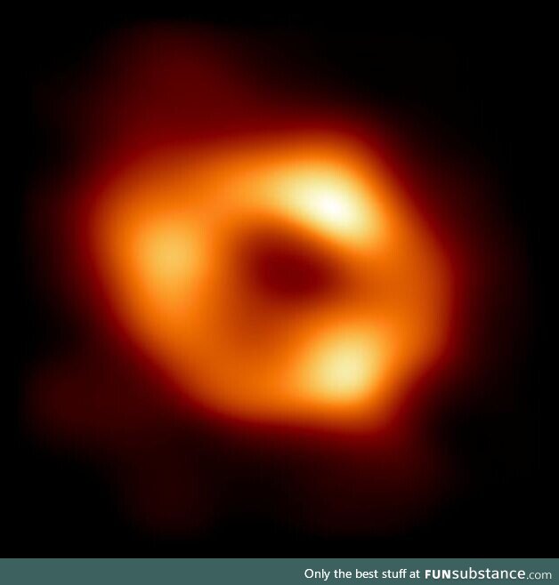 The black hole at the center of our galaxy has been captured for the first time
