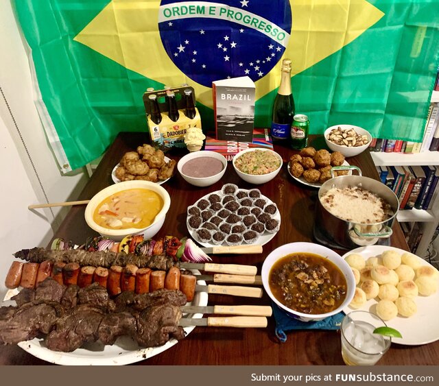 I read histories of countries then cook food, here is Country 24: Brazil