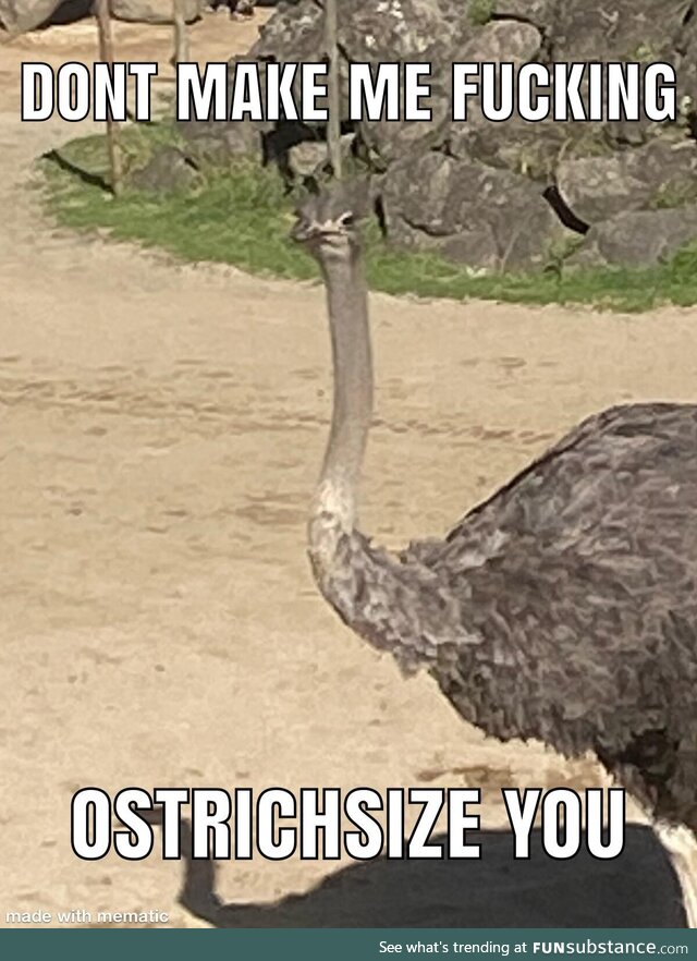 I will. I f*cking will