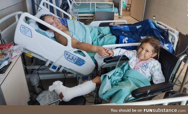 Ella & Granddaughter Ofek Hospitalized together Post Oct 7th Terror Attack