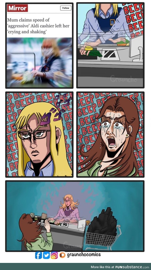 Is that a mfkn jojo reference? [OC]