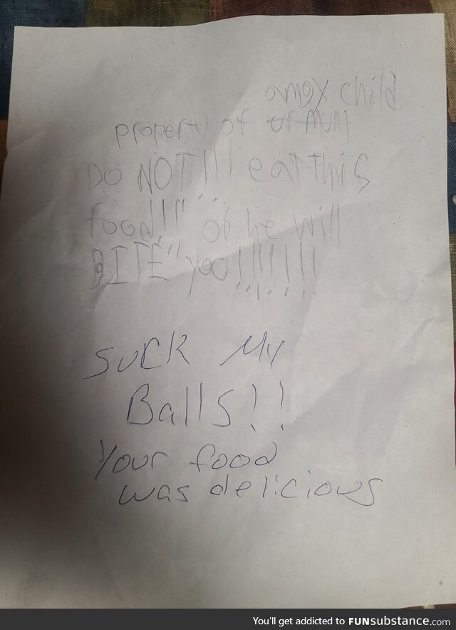 My children act like this is an office break room