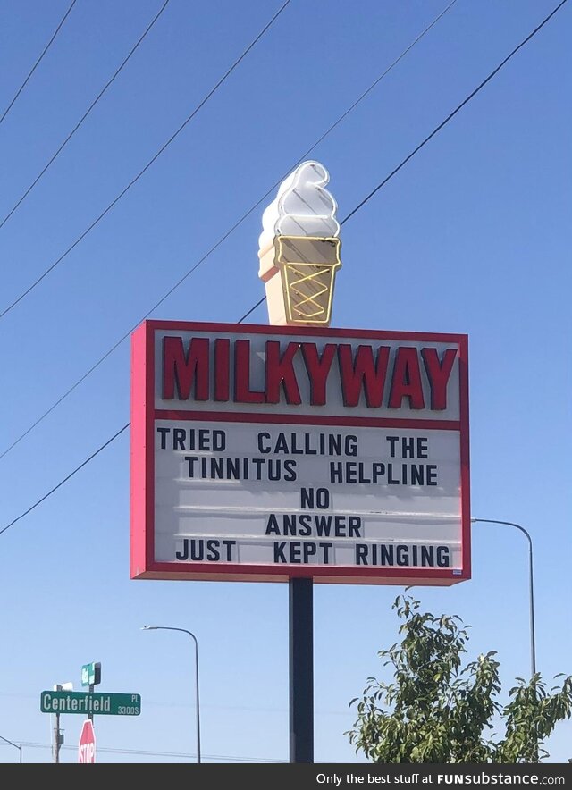 My local ice cream shop deafinitely nailed it hear with ear-y accuracy